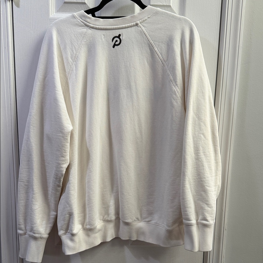 Spiritual Gangster Peloton white Sweatshirt with Multicolor Logo - Picture 4 of 5